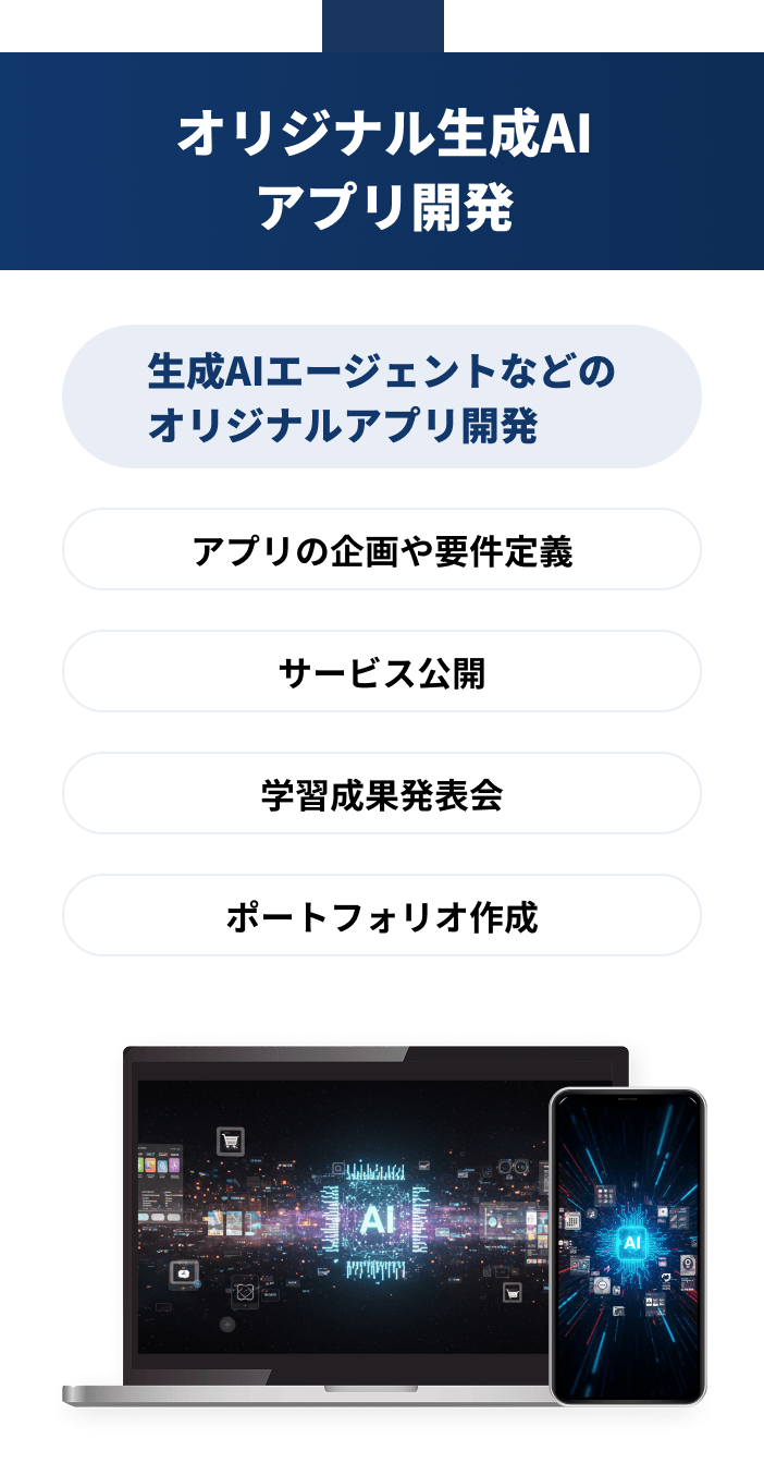 オリジナル生成AIアプリ開発